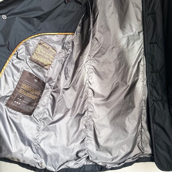 Moorer Black Nylon Dawn Filled Quiet Luxury Jacket M/40" Chest - Picture 6 of 7